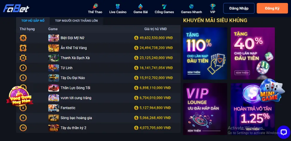 Các loại máy Slot khác nhau tại we88 code